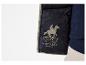Une veste beige avec le logo U.S. Grand Polo Equipment & Apparel