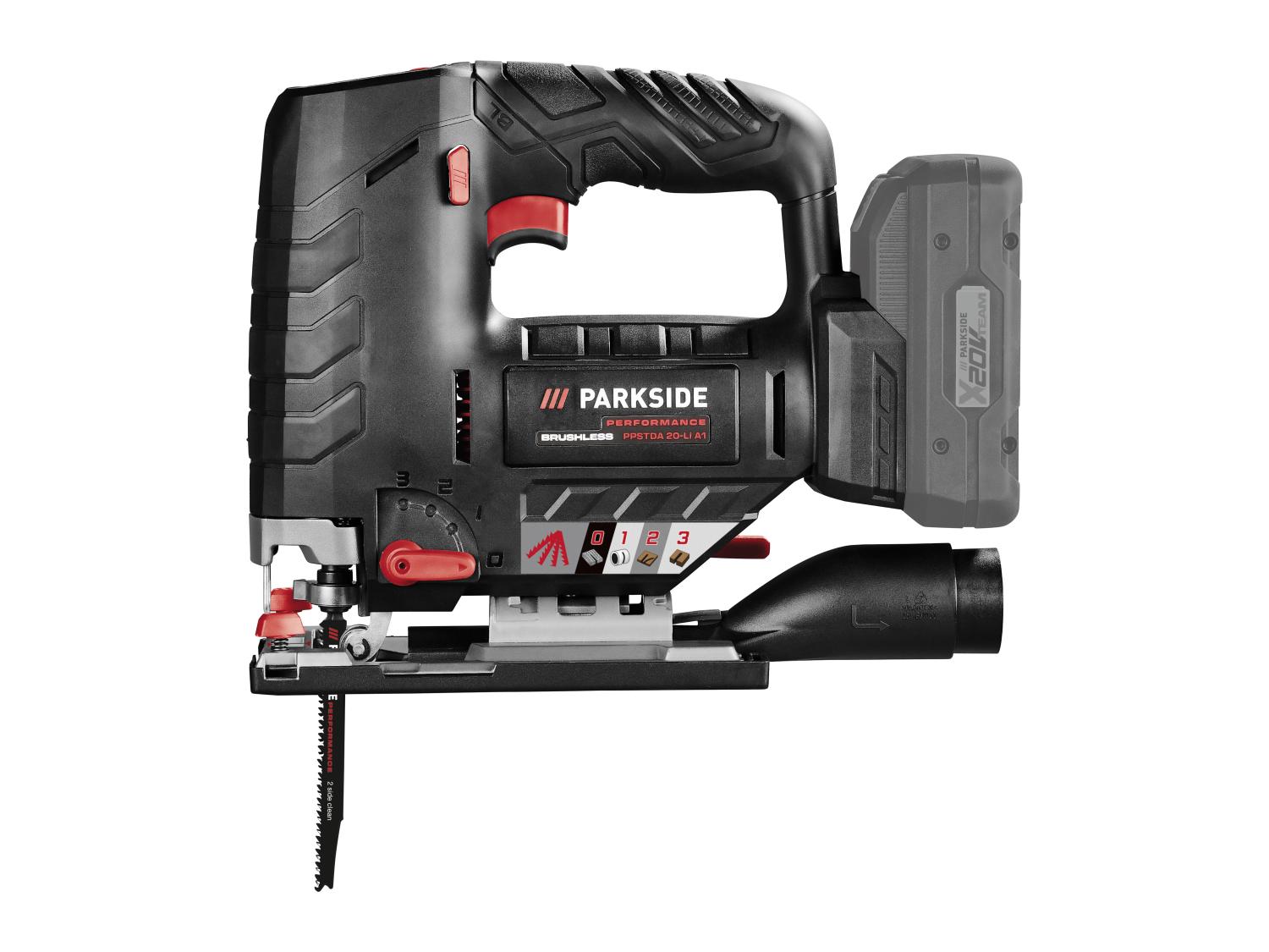 Scie sauteuse sans fil PPSTDA 20-Li A1, 20 V - Bricolage