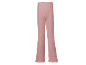 Pantalon évasé côtelé rose pour enfant.