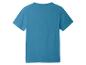 T-shirt bleu marine à manches courtes, vue arrière.