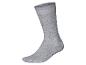 Chaussettes grises en coton.