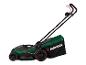Tondeuse à gazon électrique PARKISDE verte et noire avec sac de ramassage