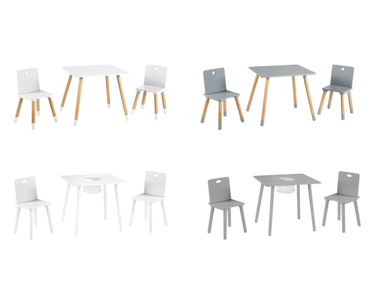 Aller en mode plein écran : Table pour enfants avec 2 chaises - Image 1