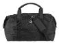 Un sac de voyage noir avec une bandoulière.