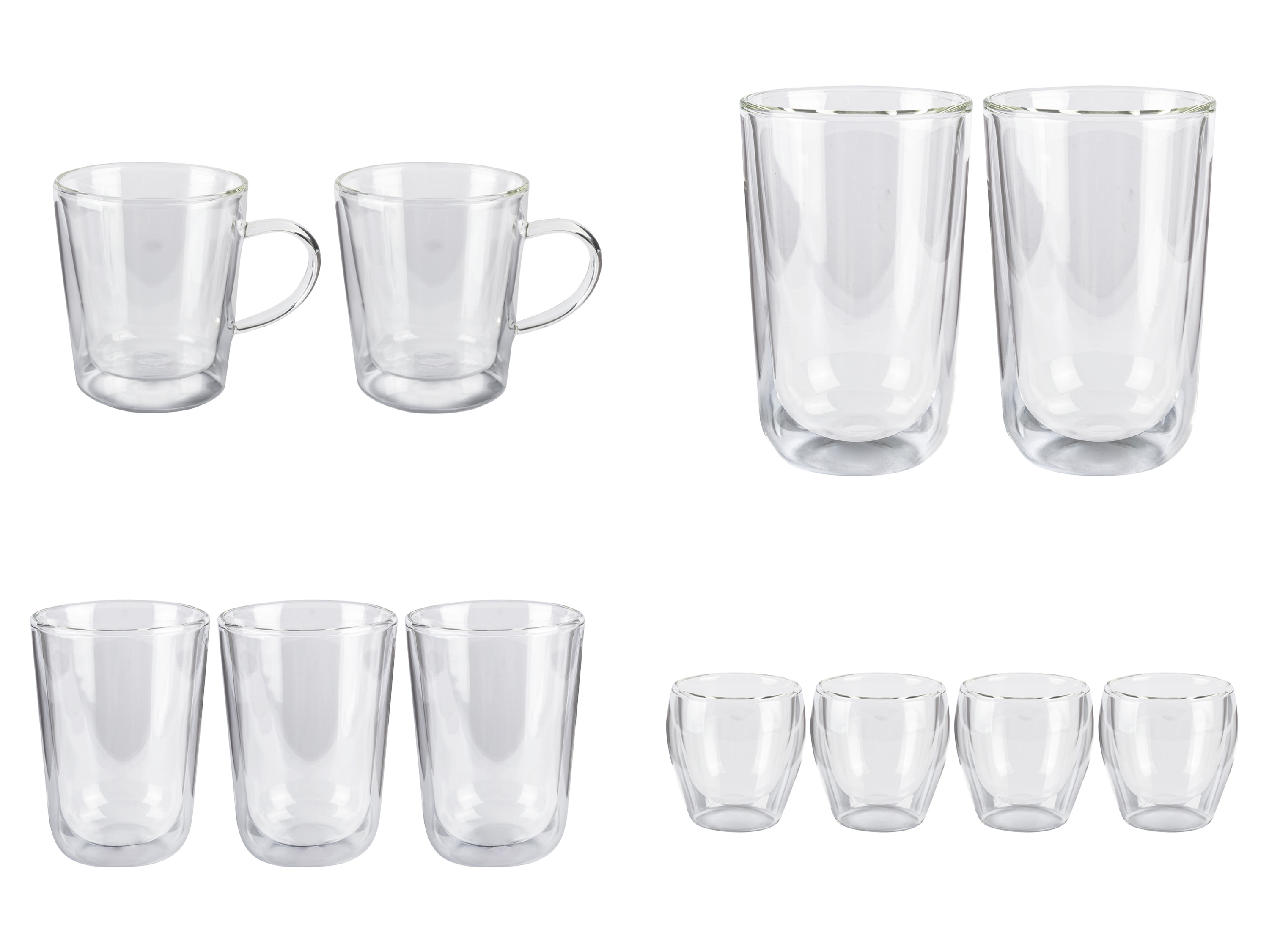 LIVARNO home Lot de verres à double paroi