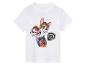 T-shirt blanc pour enfant avec motifs Pat' Patrouille.
