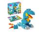 Jeu de construction dinosaure MEGA BLOKS avec boîte et instructions.