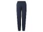 Pantalon de jogging bleu marine avec taille élastique et chevilles resserrées.