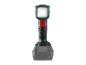 Lampe de poche LED Bosch avec batterie intégrée.