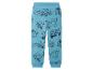 Pantalon de jogging bleu avec des tracteurs et des pelleteuses.