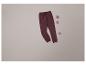 Pantalon de survêtement bordeaux avec cordon