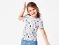 T-shirt et short pour fille, motif été.