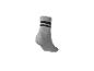 Chaussette grise à rayures noires