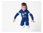 Ensemble sweat-shirt et pantalon bleu pour enfant, motif raton laveur.