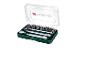 Jeu de douilles Parkside dans un coffret vert.