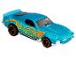 Une voiture Hot Wheels bleue avec des flammes