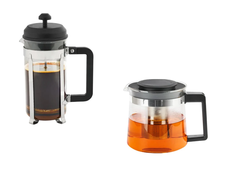 SILVERCREST® French press et théière pour café ou thé.