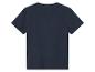 T-shirt bleu marine à manches courtes pour enfant.