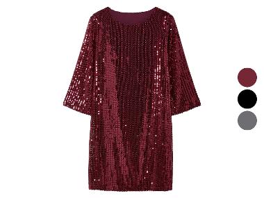 esmara® Robe en maille à paillettes femme
