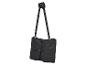 Sac à bandoulière noir avec sangle réglable.