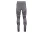 Legging de sport gris sans couture avec des accents gris plus foncés