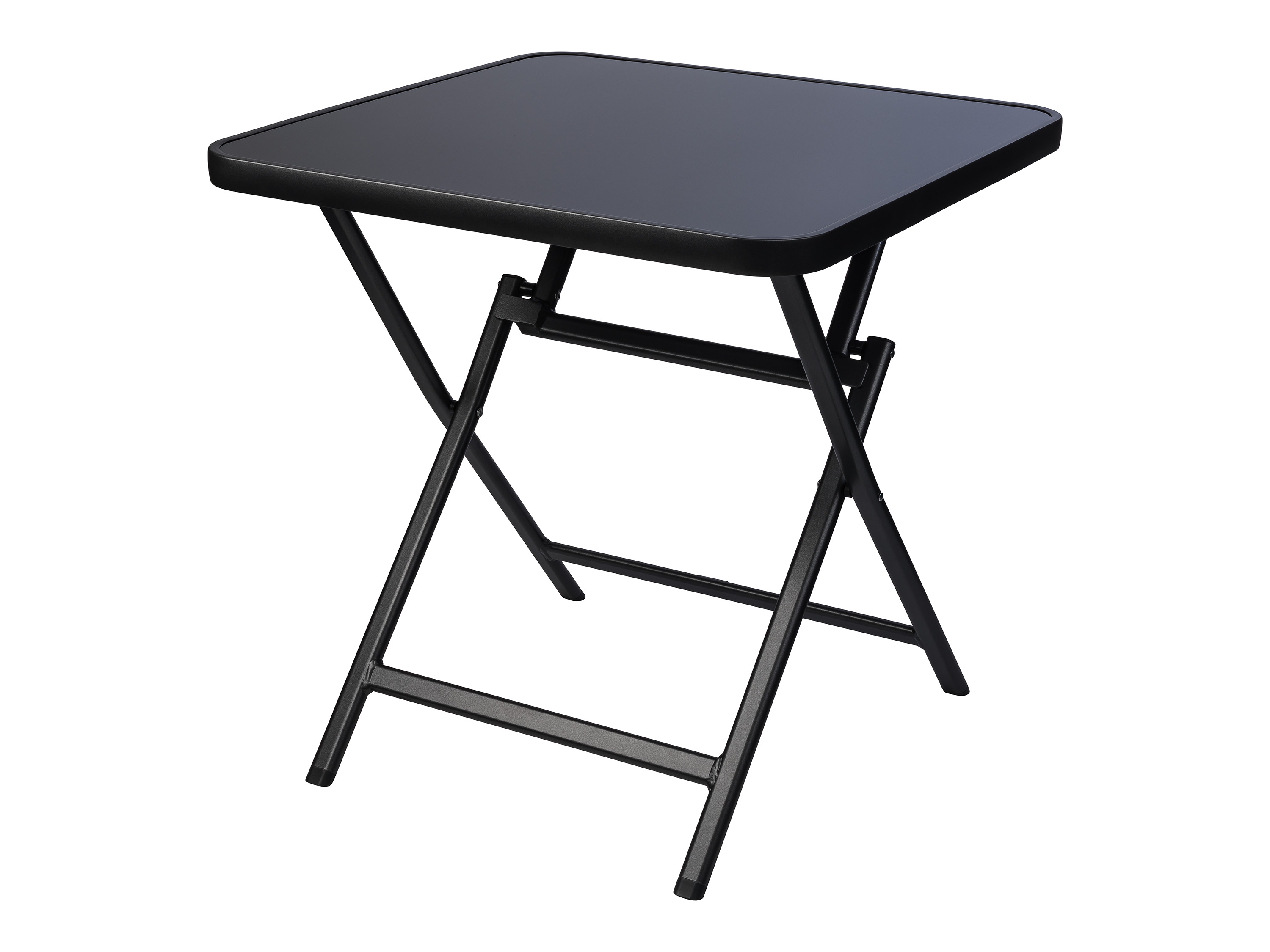LIVARNO home Table pliante en aluminium Houston, noir