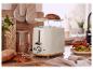 Toaster SilverCrest vintage, pain grillé et burger.