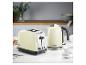 Une bouilloire et un grille-pain Russell Hobbs couleur crème.
