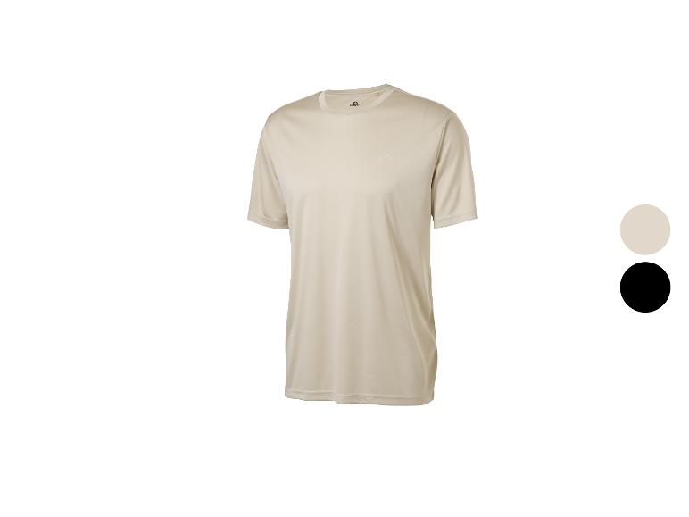 T-shirt Crivit beige pour homme à manches courtes et col rond