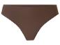 Culotte femme taille haute marron