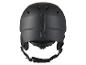 Un casque de ski noir avec réglage de la taille.