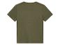 T-shirt vert olive à manches courtes pour enfant.