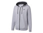 Un sweat à capuche gris à fermeture éclair de Crivit.