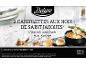 DELUXE 2 Cassolettes aux noix de Saint-Jacques, sauce crème fraîche et Sauternes, 220g surgelé.