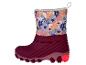Botte d'hiver enfant à motif floral et semelle lumineuse