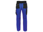 Pantalon de travail bleu avec plusieurs poches.