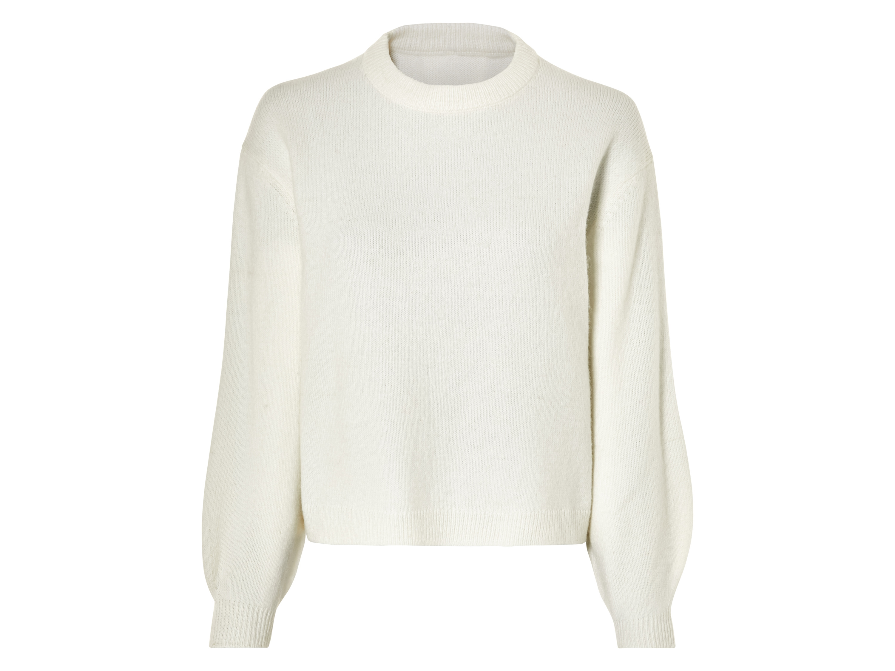 esmara® Pull en laine femme (blanc, S(34/36))