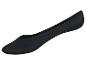 Chaussures noires en maille, style minimaliste.