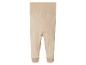 Pantalon bébé beige avec pieds.