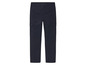Pantalon cargo bleu foncé avec plusieurs poches.