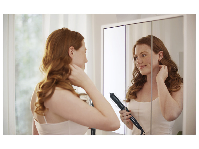 Aller en mode plein écran : LIVARNO home Armoire de salle de bain avec miroir Oslo, 65 x 60 x 17 cm, blanche - Image 10