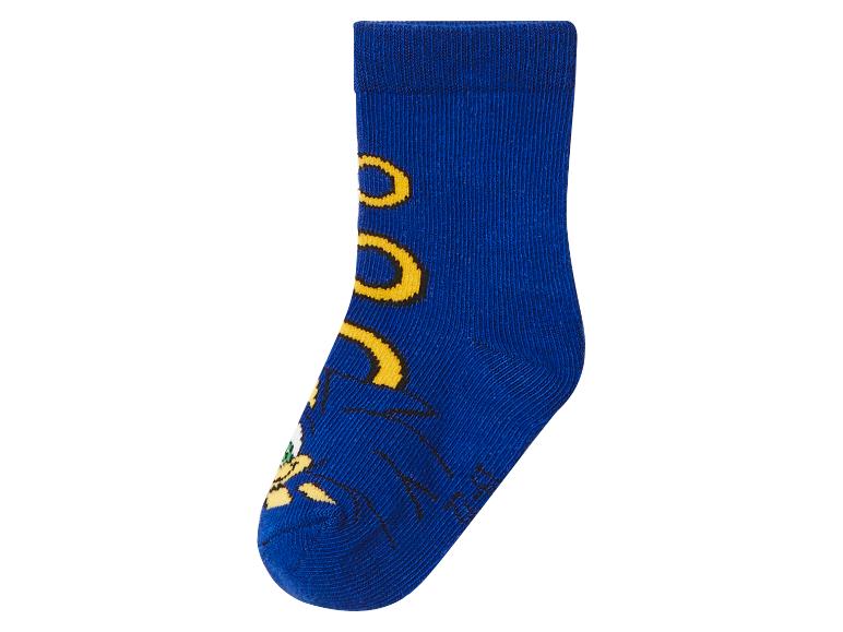 Lot De 4 Chaussettes Enfants Sonic – Coton Mélangé Respirant Avec Tirelire Fun – Idéal Cadeau Pour Fans Du Hérisson Bleu