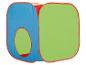 Cube de jeu enfant, coloré, avec entrée.