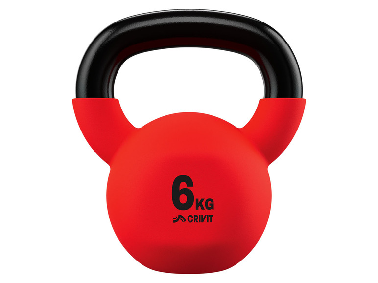 Aller en mode plein écran : CRIVIT Kettlebell de 6 kg, en fonte massive - Image 1