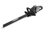 Une taille-haie Parkside Performance noire avec deux batteries.