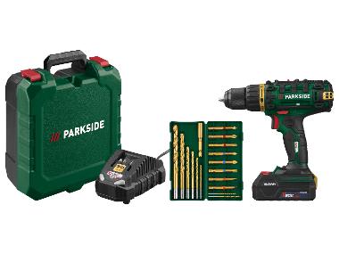 PARKSIDE® Perceuse-visseuse sans fil 20 V Édition Limitée, PABS 20-Li G8, avec batterie et chargeur