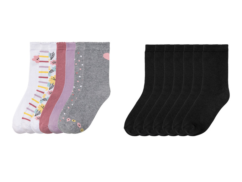 pepperts!® Lot de 7 paires de chaussettes fille