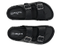 Sandales noires pour hommes Esmara avec boucles.