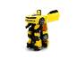 Jouet transformable jaune Chevrolet Camaro en mode robot