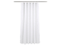 Rideau de douche blanc, texture simple.